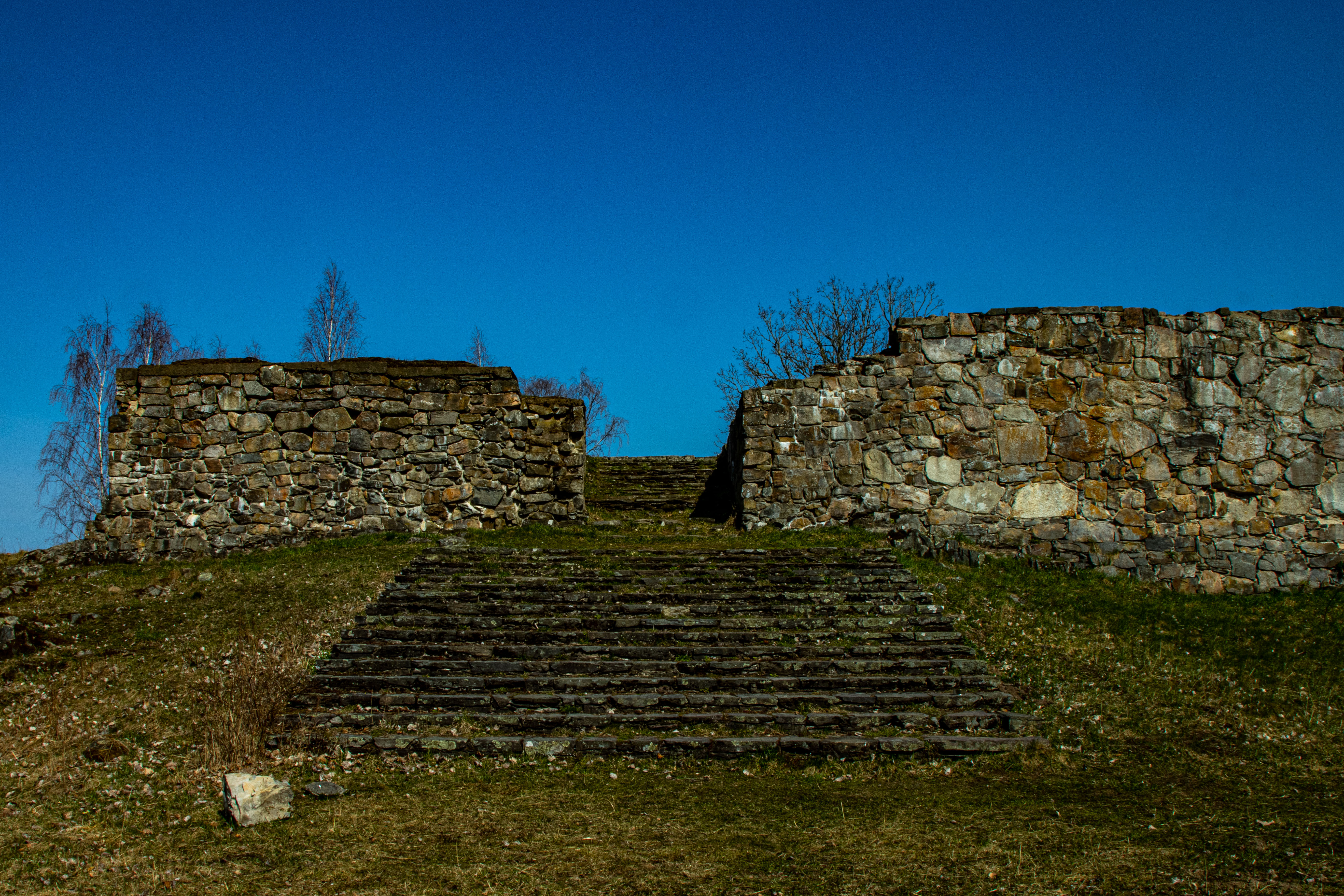 Foto av Hultaby slottsruin