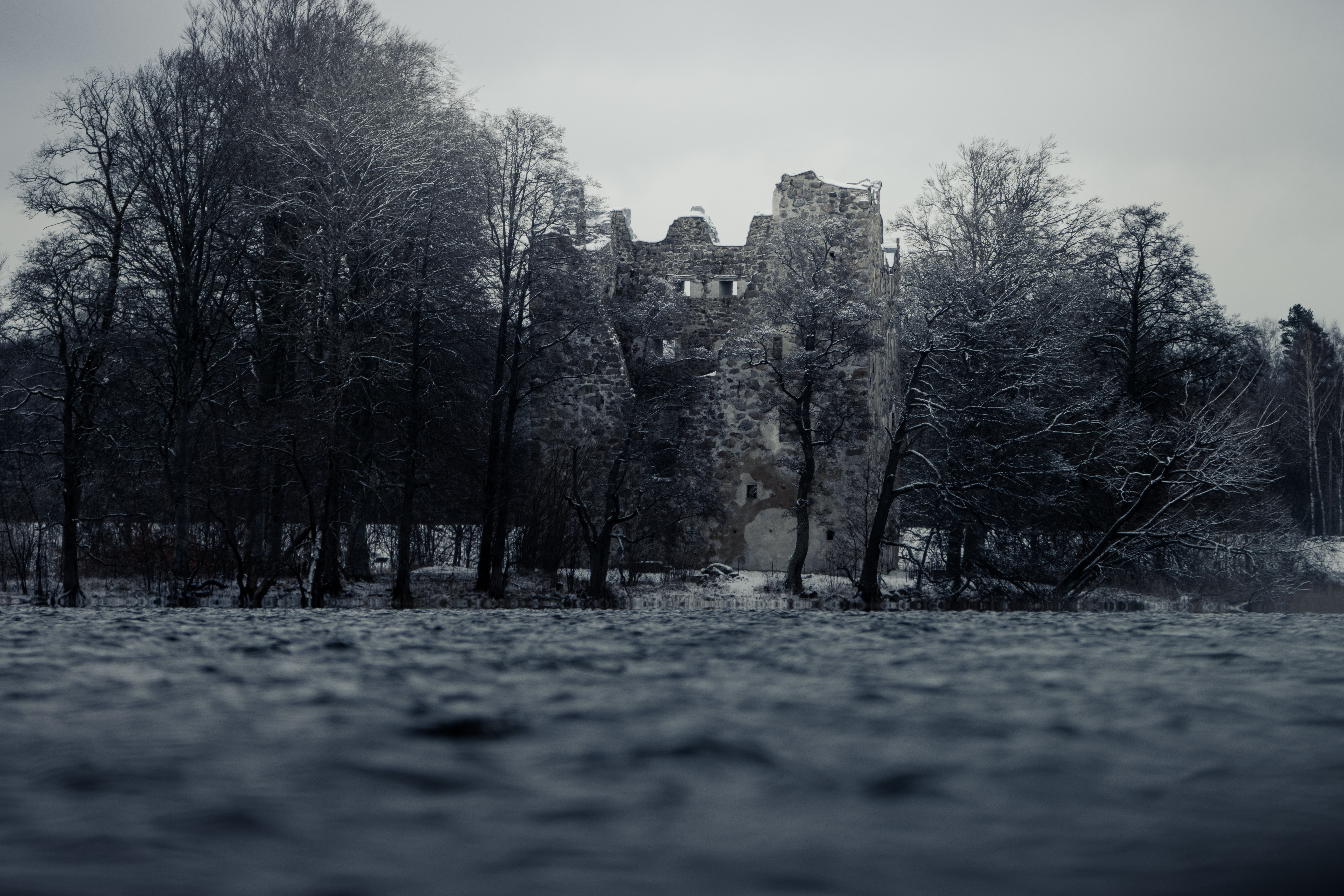 Foto av Bergkvara slottsruin