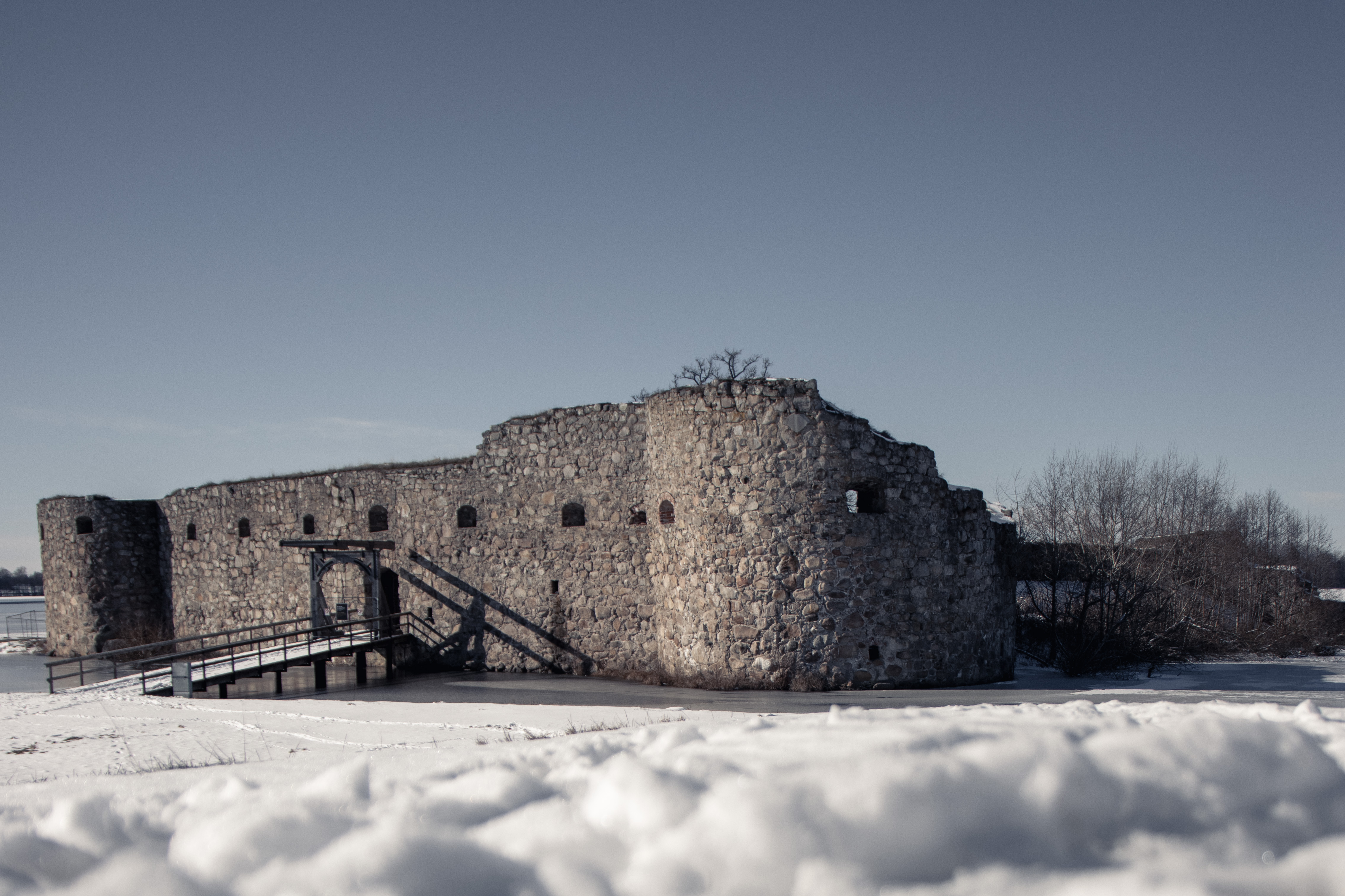 Foto av Kronobergs slottsruin