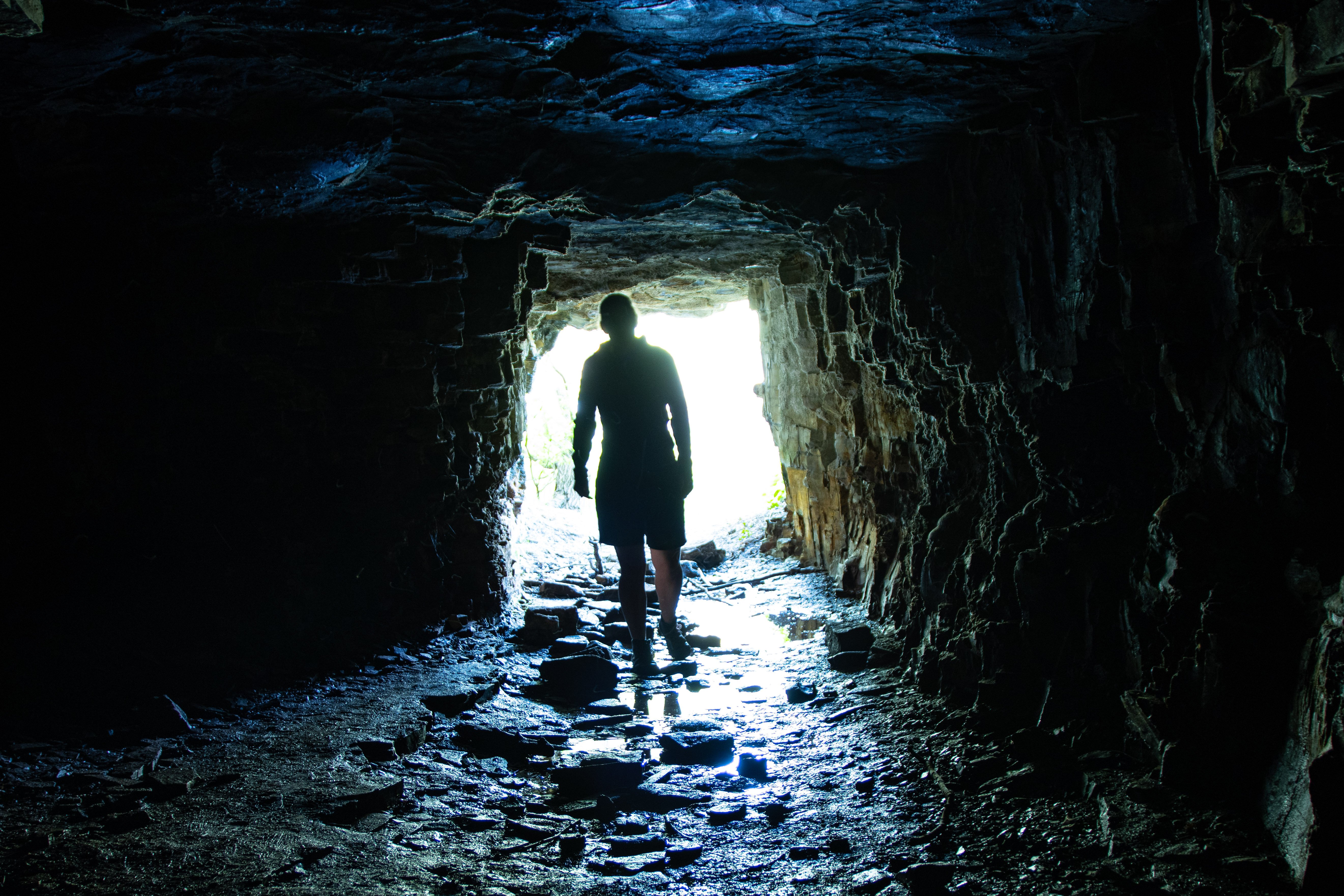 Foto av Linnes grotta