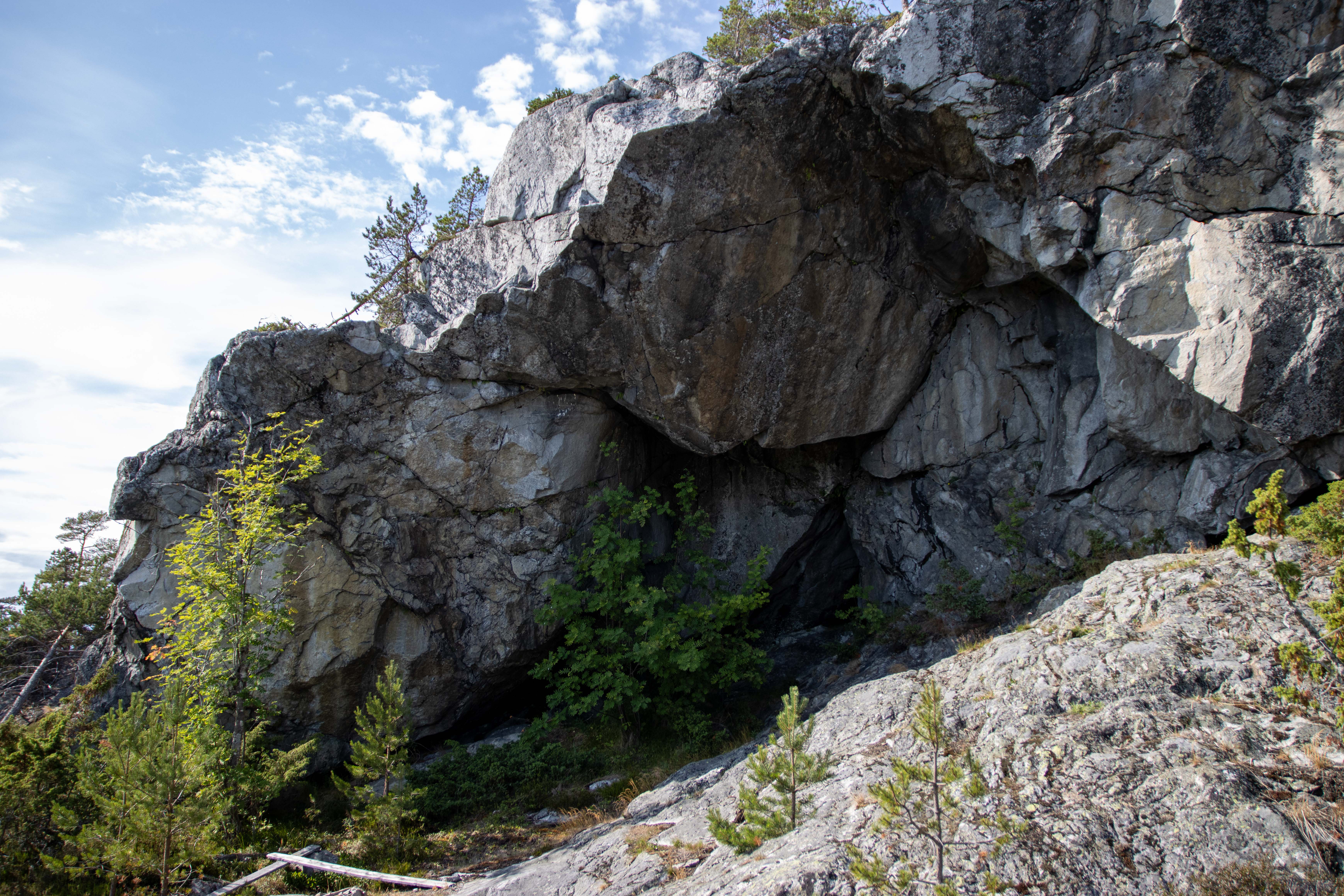Foto av Viktor Lundgrens grotta