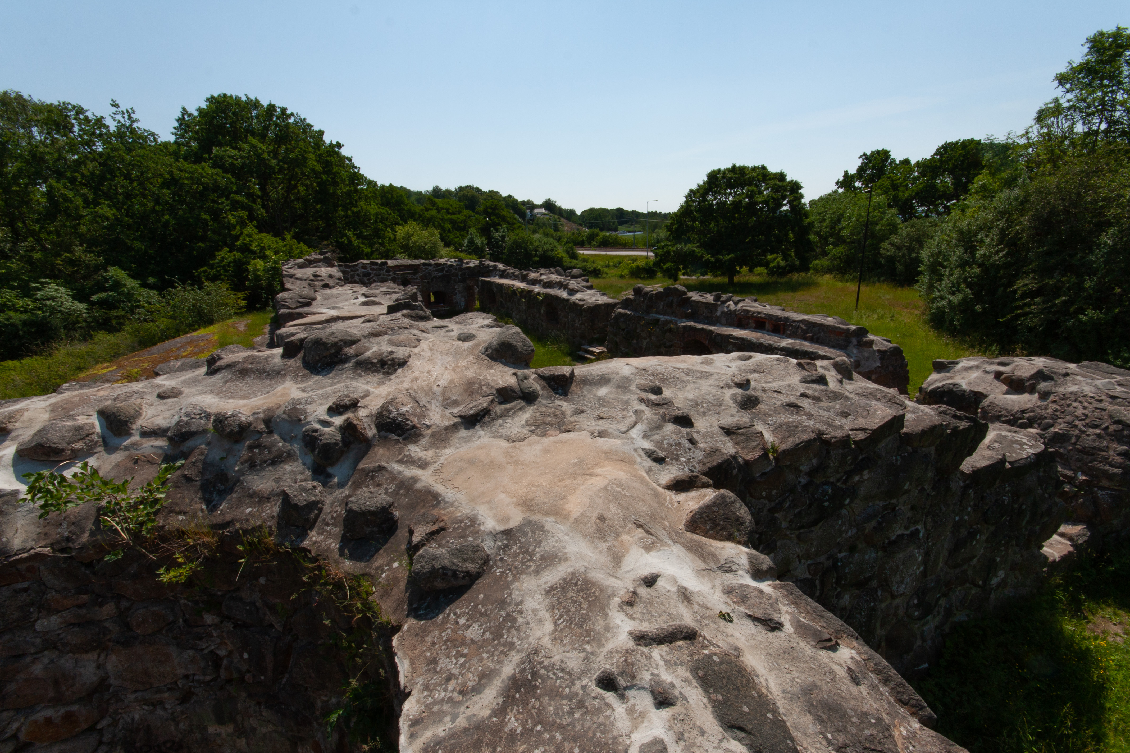 Foto av Lyckå slottsruin