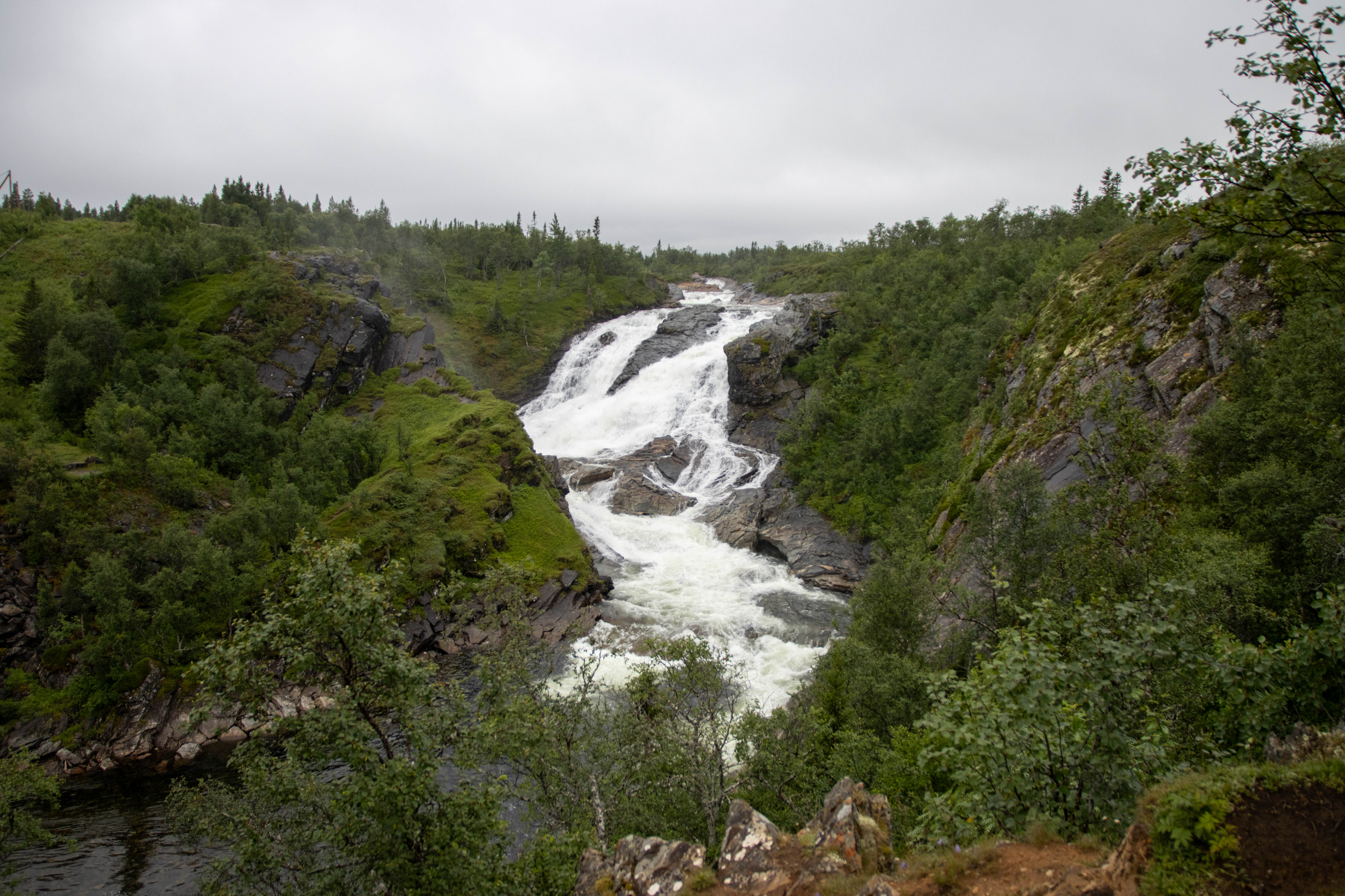 Foto av Handölsforsen