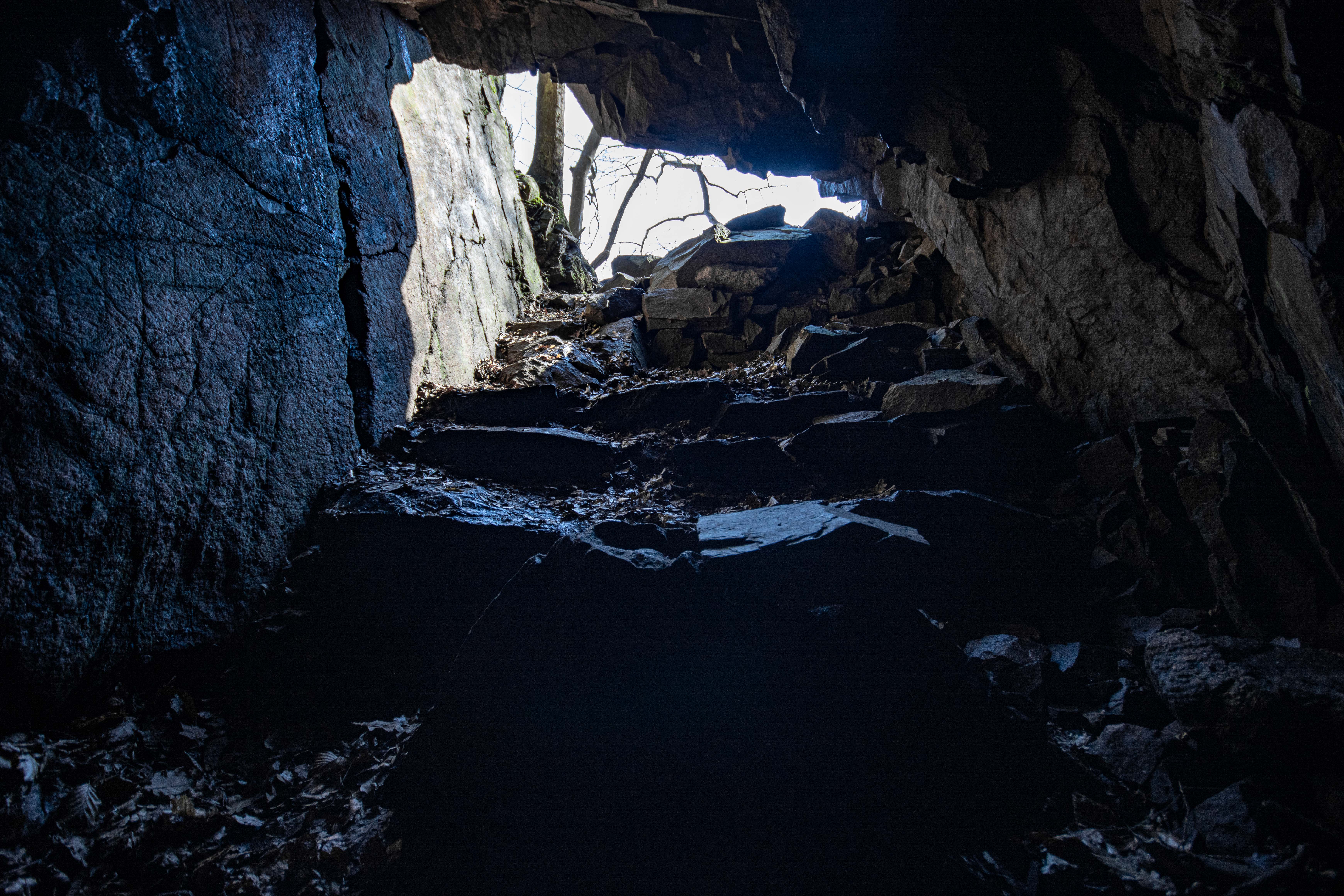 Foto av Fredrik VII:s grotta