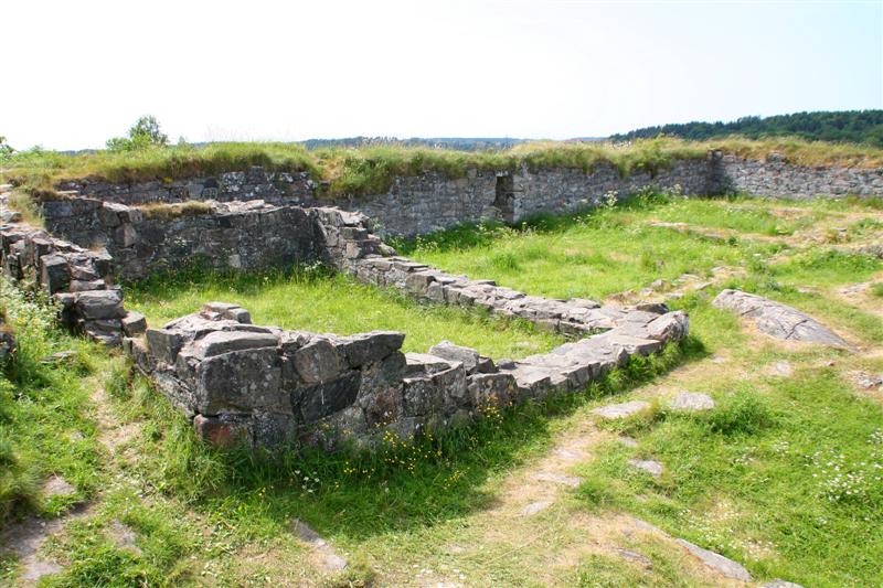 Foto av Dynge borgruin