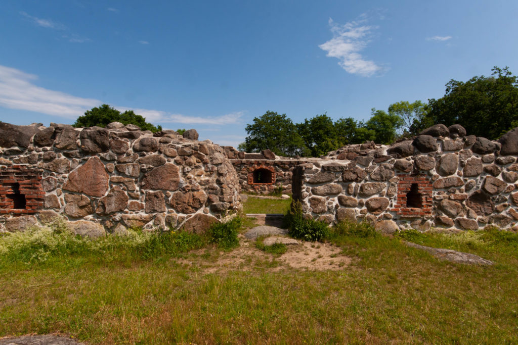 Lyckå slottsruin