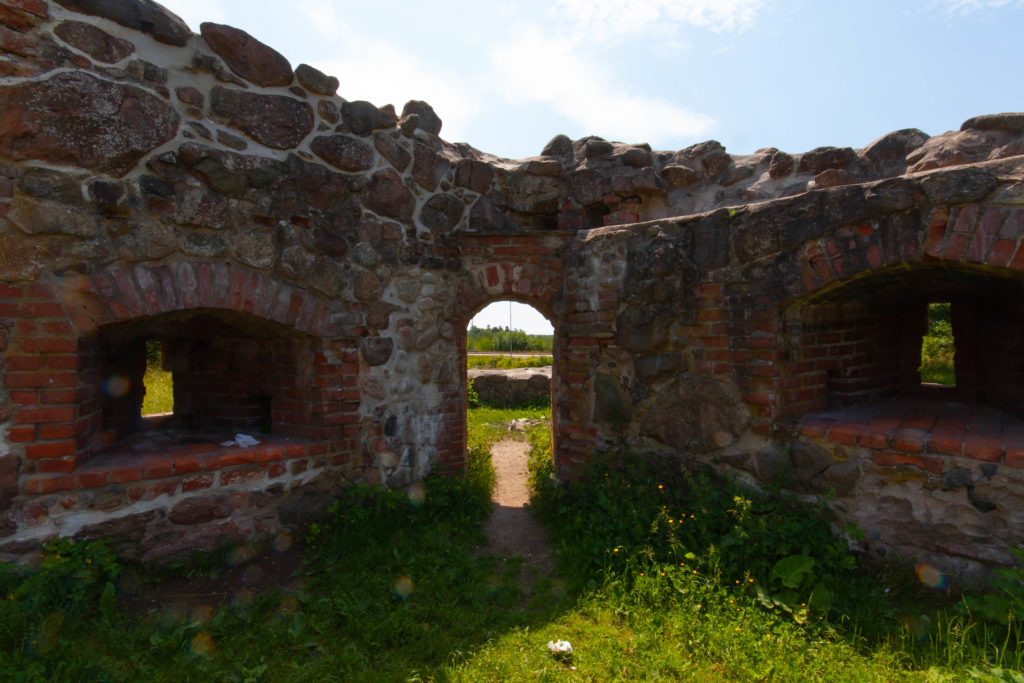 Lyckå slottsruin