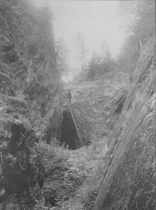 Spexeryd gruva, Småland, 1907